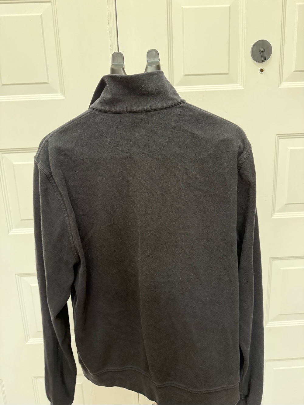Vintage Burberry Black Half-Zip Sweater Pullover - Picture 11 of 13